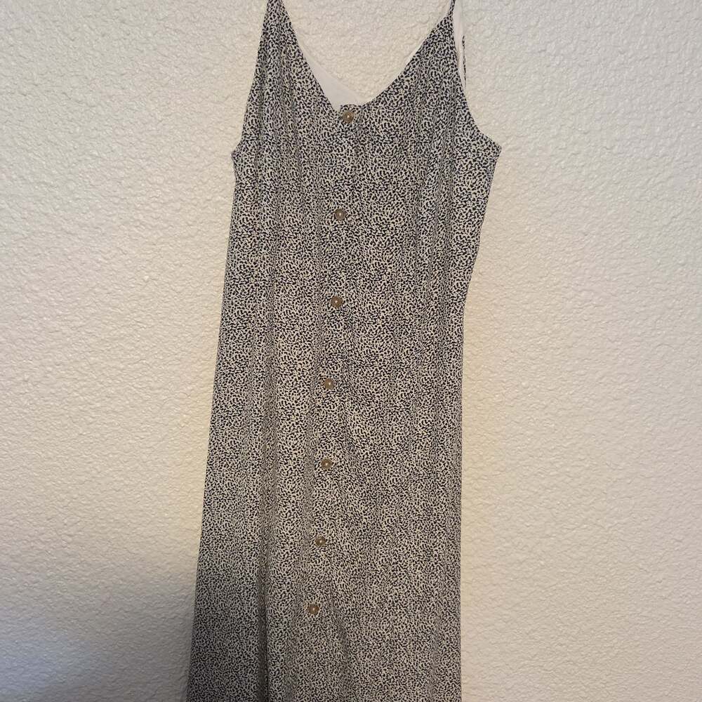 Sienna Sky Leopard Print Button Front Midi Dress